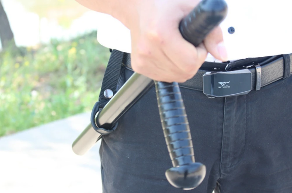 Baton Holder for Duty Belts - Tactical Holster for Law Enforcement and Security Personnel - Open Top Baton Holster