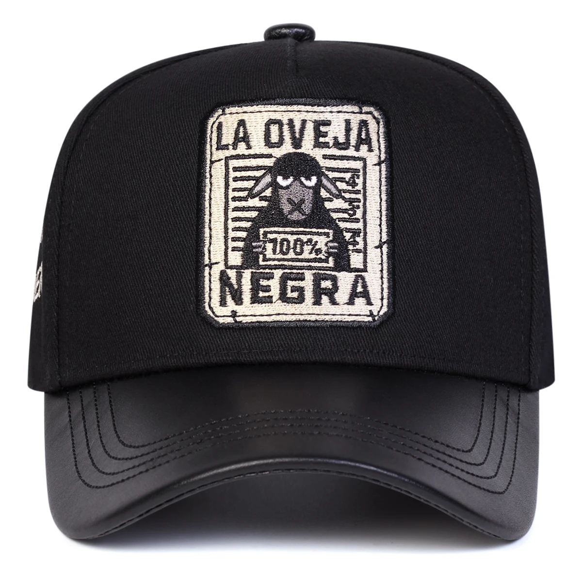 Unisex LA OVEJA NEGRA Letter Embroidery Baseball Caps Spring and Autumn Outdoor Adjustable Casual Hats Sunscreen Hat Sports Cap