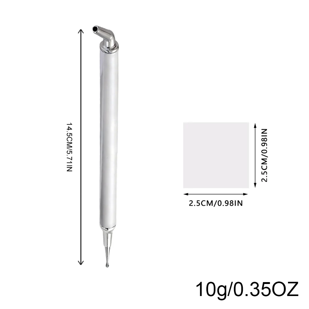 1/5/10Pc Dual-ended Rhinestone Gems Picker Dotting Pen Wax Pencil Acrylic Handle Crystal Studs Picker Manicure Nail Art DIY Tool