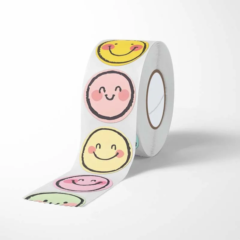 100-500pcs Cute Reward Stickers for Kids School Supply - DIY Thank You Sealing Labels Stationery Toy Game Tags for Teachers Gift