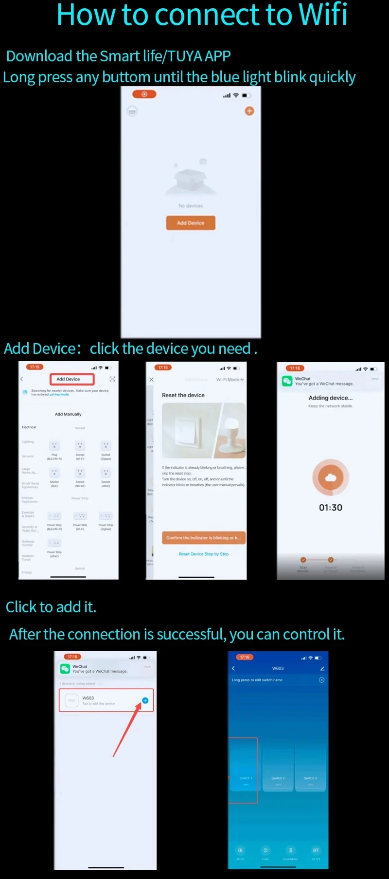 US WiFi Smart Wall Switch Touch Sensor LED Light Switches RF433 1/2/3/4 Gang Works with Tuya Smart Home APP Alexa Google Home