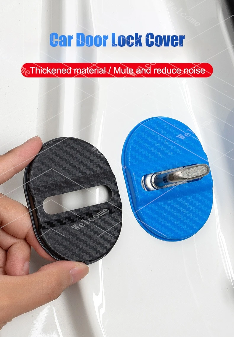 Silicone Car Door Lock Buckle Protection Cover Elastic For Seat Cupra Ateca Born Leon IBIZA Raval Formentor Terramar valve core