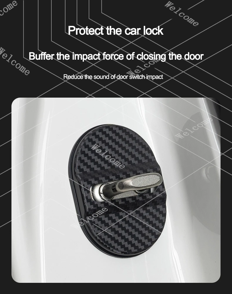 Silicone Car Door Lock Buckle Protection Cover Elastic For Seat Cupra Ateca Born Leon IBIZA Raval Formentor Terramar valve core