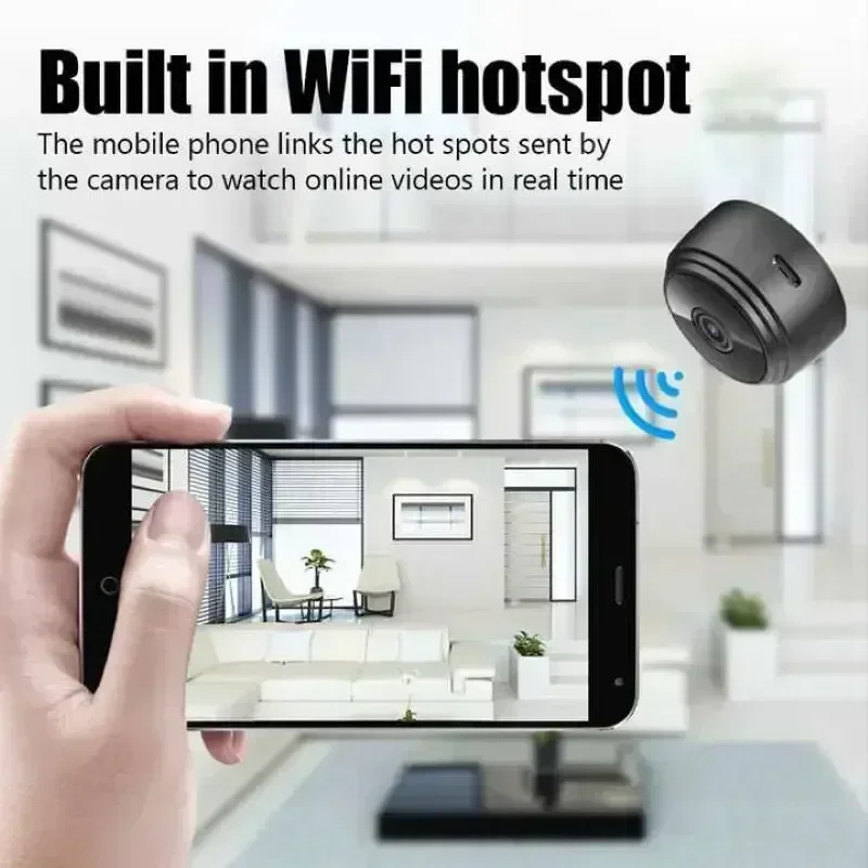 Wireless WiFi Camera 4K HD A9 Mini Video Recorder Camera Security Monitoring Camera Intelligent Home Security For Infants 2026