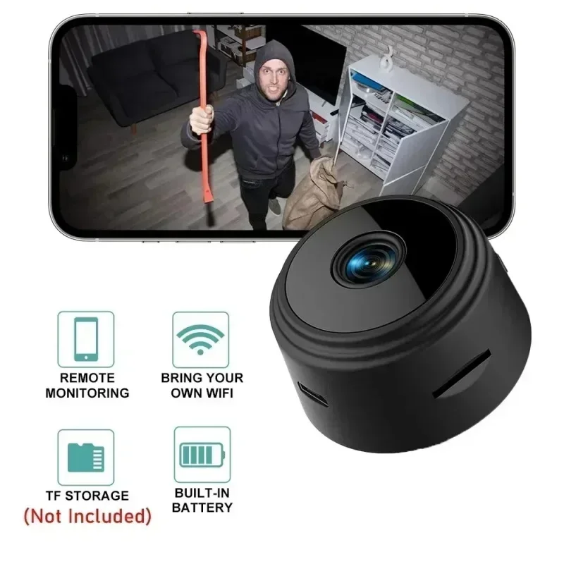 Wireless WiFi Camera 4K HD A9 Mini Video Recorder Camera Security Monitoring Camera Intelligent Home Security For Infants 2026