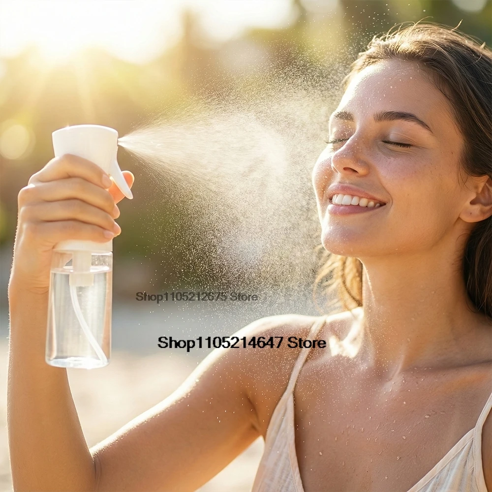 High Pressure Continuous Spray Bottle Hair Care Makeup Water Replenishing Separate Bottle Press Mist Spray Bottle