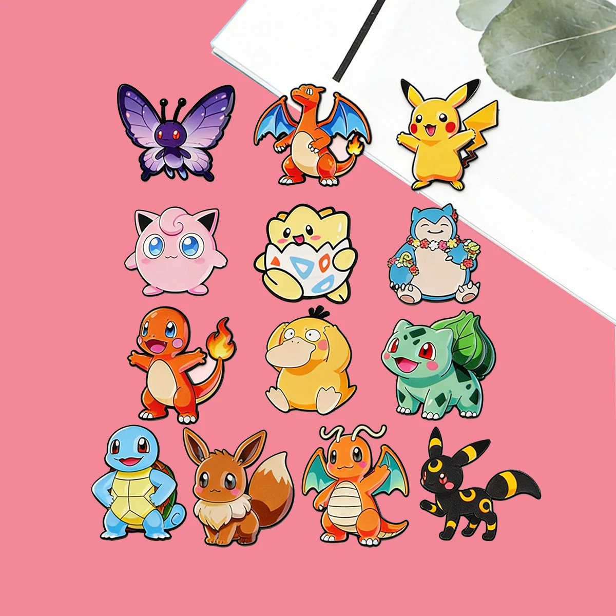 Random 7Pcs Anime Frog Duck Turtle Monsters Enamel Pins Creative Elf Brooch Lapel Badge Cosplay Gift
