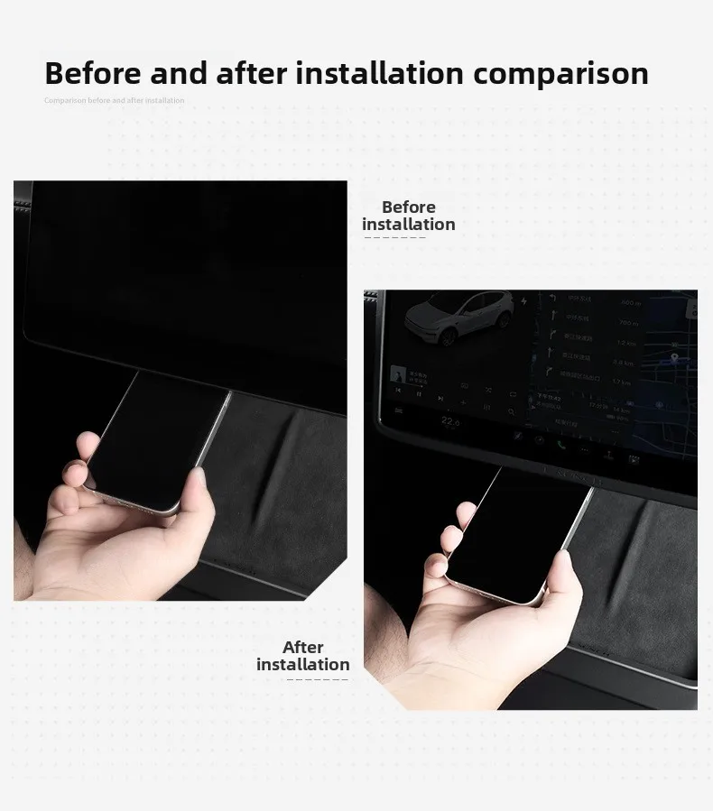 For Tesla Model Y Juniper 2026 Model YL Central Control Display Screen Protector 16-inch Silicone Protective Frame Edge Cover