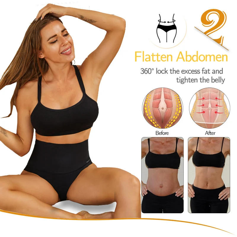 Large Size Women Seamless Panties High Waist Shapewear Elastic Butt Lifter Briefs Solid Ice Silk Breathable Female Underwear