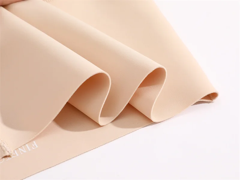 Large Size Women Seamless Panties High Waist Shapewear Elastic Butt Lifter Briefs Solid Ice Silk Breathable Female Underwear