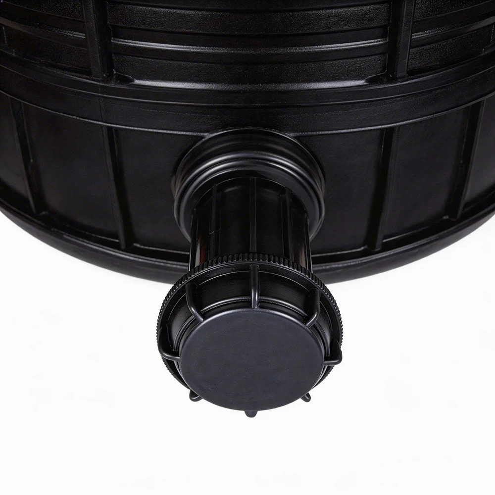 S60*2 IBC Tank Extension Adapter 60mm Coarse Female x Male Plastic Extension Tube for Ton Barrels Water Tank Outlet Connector