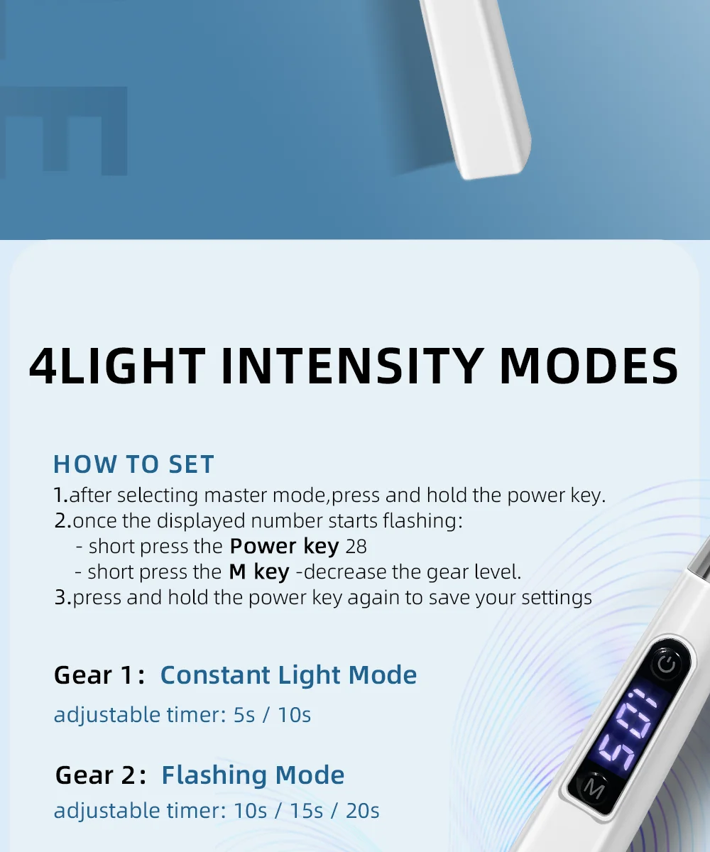 Dental Curing Light Lamp LED 1S Cure 3 Modes Curable Resin One Second Cure Dentistry Equipment Photopolymerizer Lamp 3500mW/cm²
