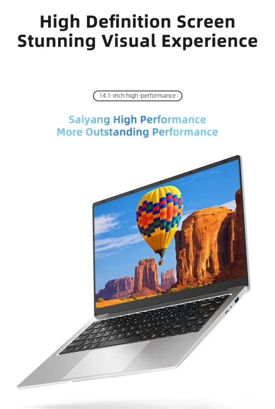2025 Office Laptop Windows 11 Intel Atom X7 A3950 Notebook PC Gamer 12GB RAM 512GB 1TB SSD 1920*1080 Office Computer