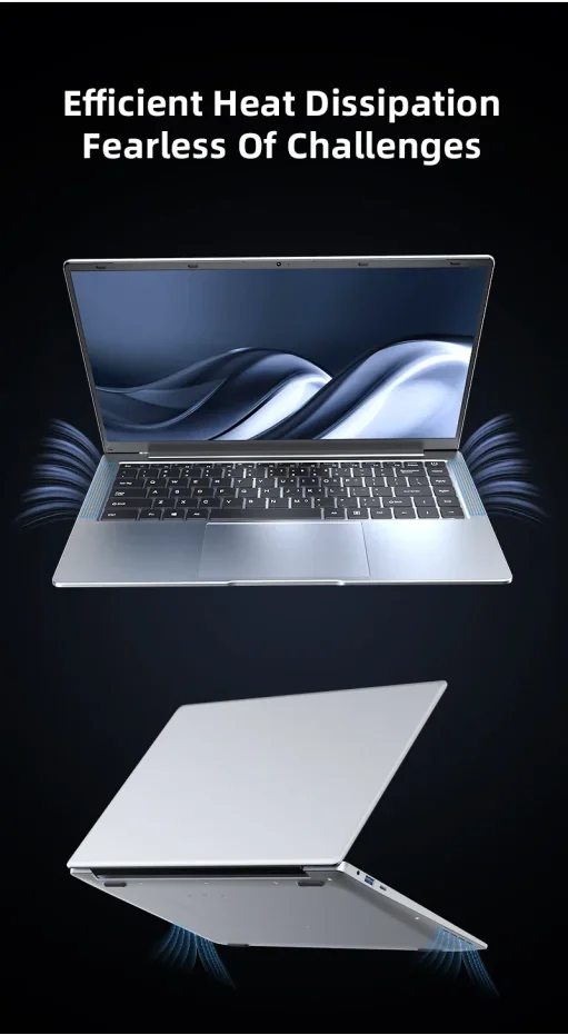 2025 Office Laptop Windows 11 Intel Atom X7 A3950 Notebook PC Gamer 12GB RAM 512GB 1TB SSD 1920*1080 Office Computer