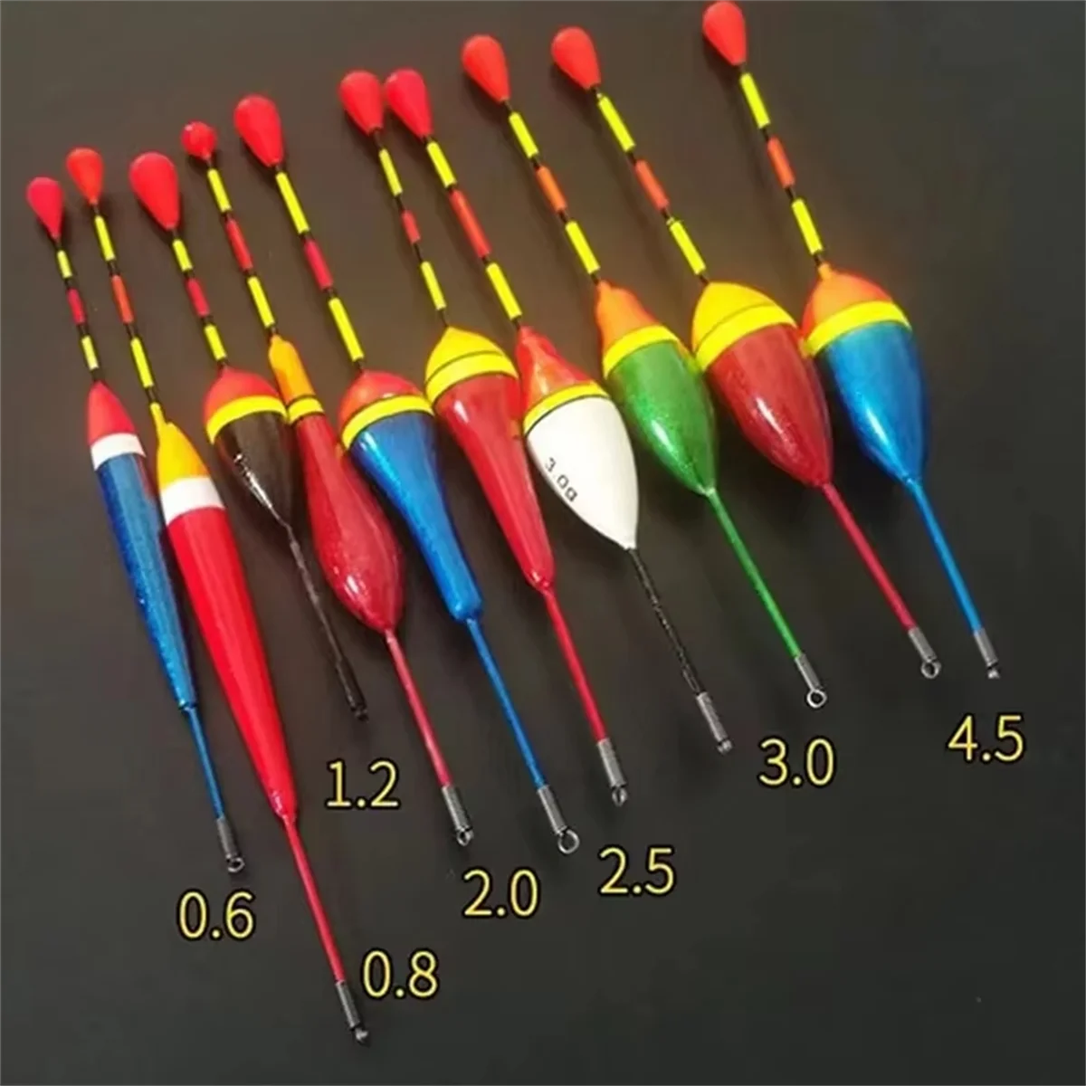 10Pcs/Lot Promotion Fishing Floats Set Mix Size Color Foam Float Buoy Bobber for Fishing Accessories Fishing Gear Fishing Tackle