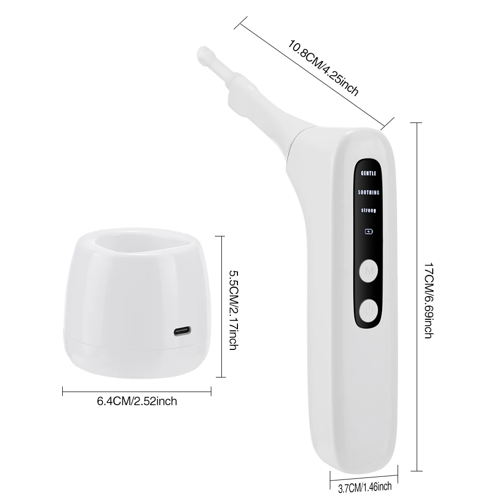 Electric Tonsil Stone Remover Kit with 3 Suction Modes UV Disinfection Oral Care Mouth Cleaning Tool for Tonsil Stones
