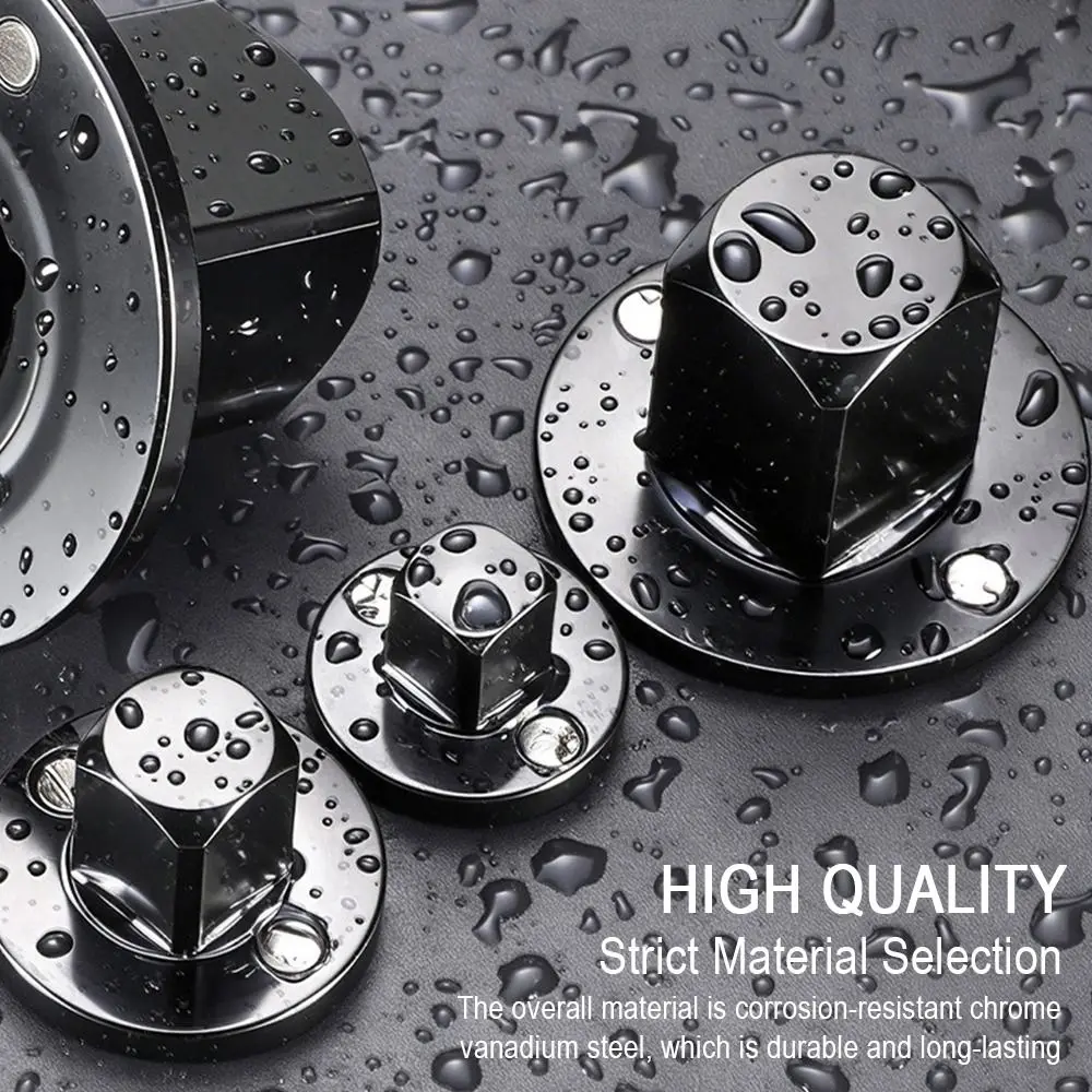 Low-Profile Impact Socket Adapter Set 3/4 to 1,1/2 to 3/4,3/8 to 1/2,1/4 to 3/8 Drive Ratchet Adapter 4 Pcs Socket Adapter Set