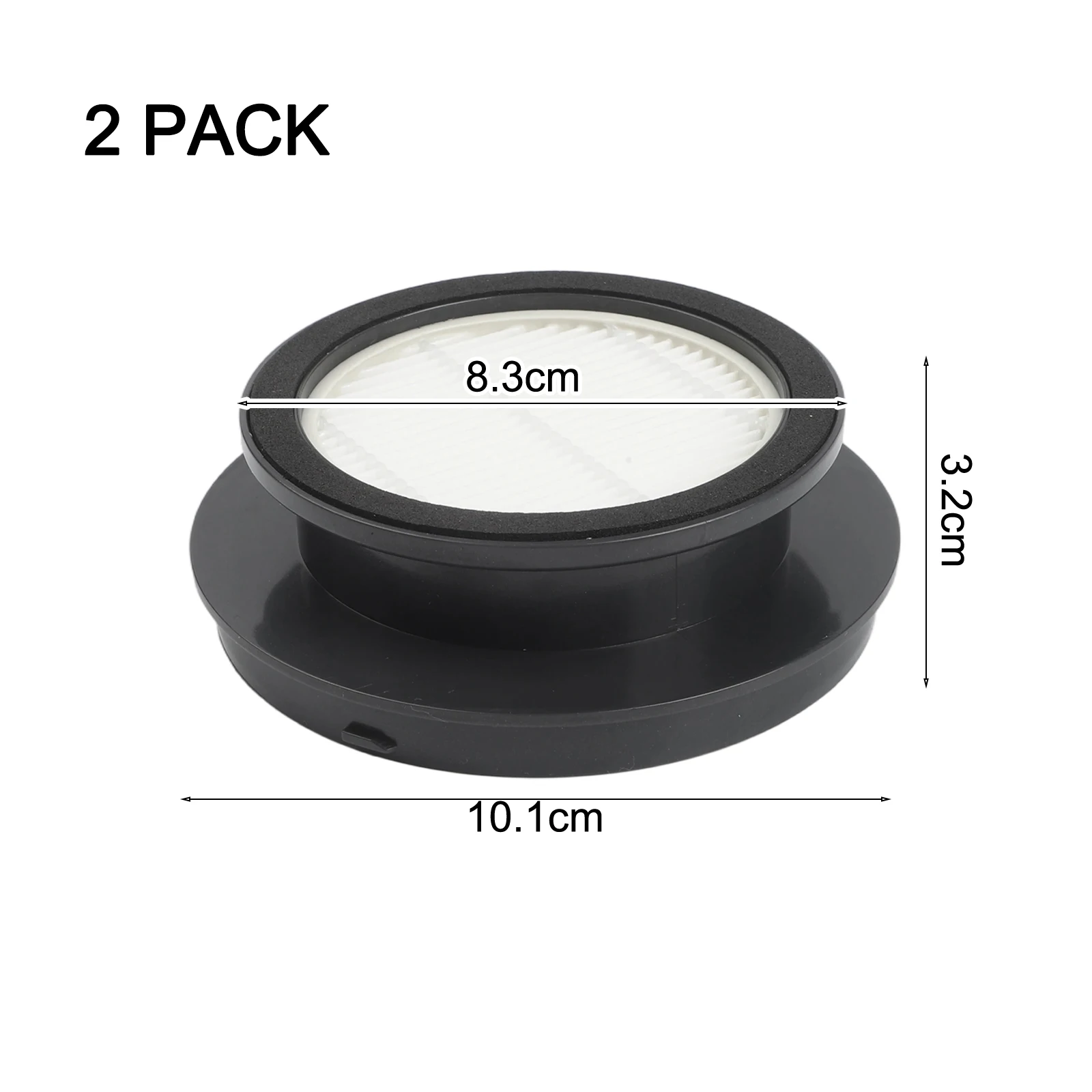 Washable HEPA Filter For Laresar For V7 Handheld Vacuum Cleaner, Reusable Replacement Filters For Home With Pets, White