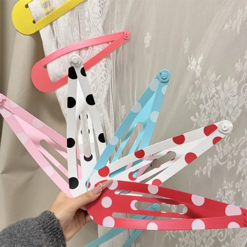 Oversized 28cm Strawberry Polka Dot Hair Clips Novelty Hairpin Y2K Lolita Girl Hair Accessories Cosplay Photo Prop Festival Gift