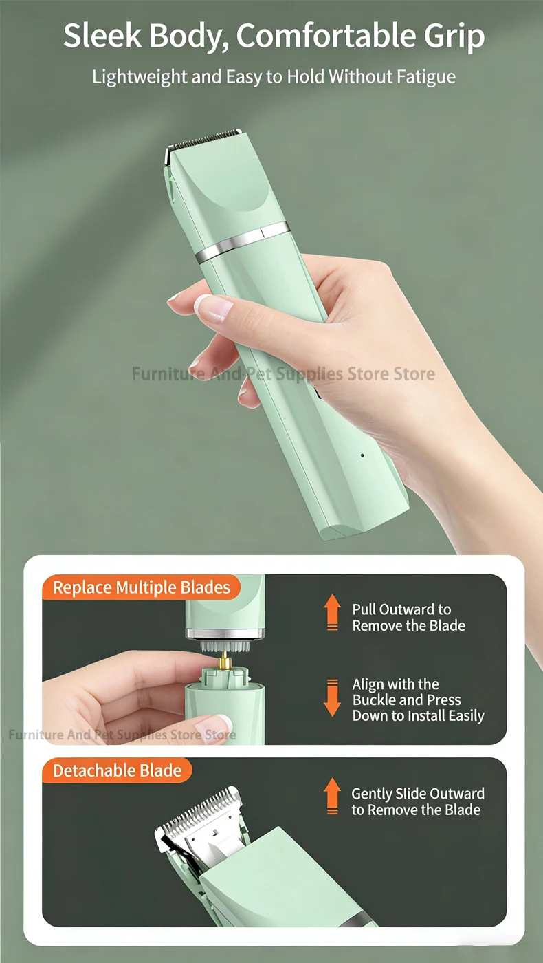 New 4-in-1 Electric Pet Multi functional Beauty Tool Set Dog Hair Clipper Rechargeable Pet Hair Clipper Shaver Cat Supplies