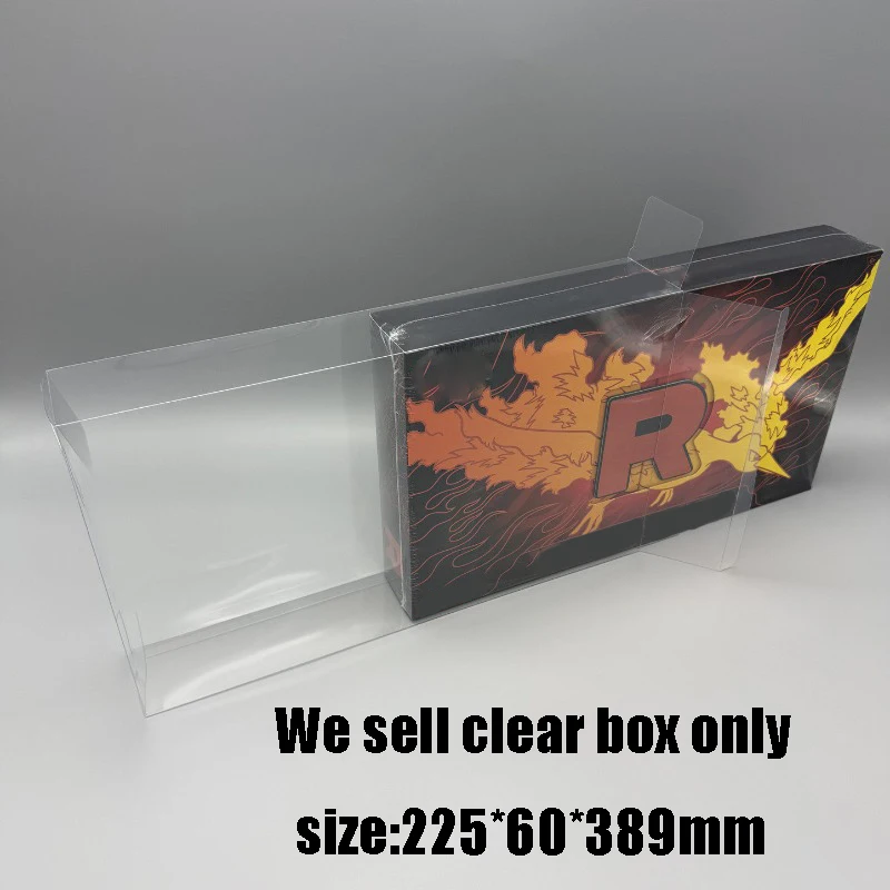 For TCG Ultra Clear Protective Case Team Rocket's Moltres ex US Version protective case