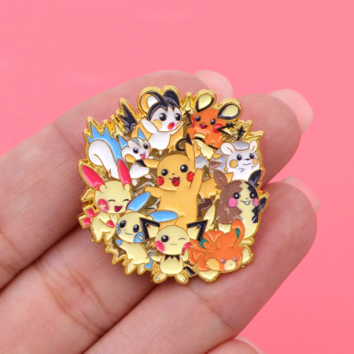 Cute Anime Genie Enamel Pins Cartoon Game Figures Brooch Lapel Pin Badge on Backpack Clothing Accessories Fashion Jewelry Gifts