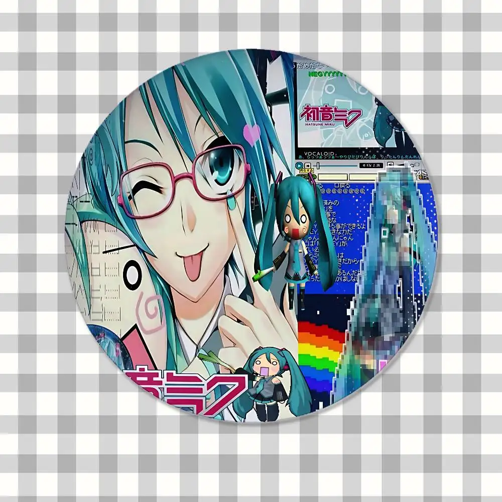 Cute Anime-H-hatsune-MikuS Kawaii Badge Pins For Friend, Backpack, Clothing, Collectible Accessories, Jewelry Gift