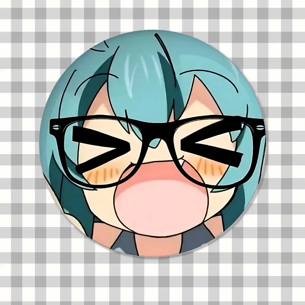 Cute Anime-H-hatsune-MikuS Kawaii Badge Pins For Friend, Backpack, Clothing, Collectible Accessories, Jewelry Gift