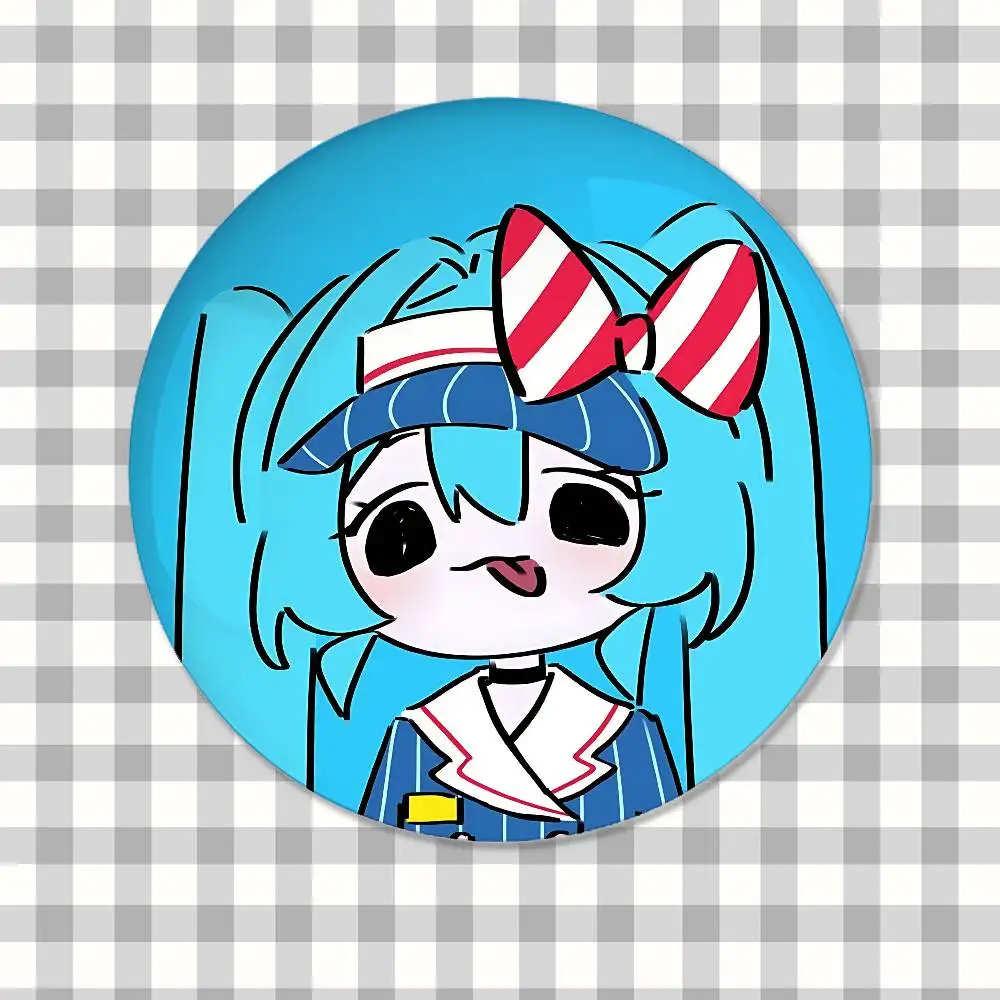 Cute Anime-H-hatsune-MikuS Kawaii Badge Pins For Friend, Backpack, Clothing, Collectible Accessories, Jewelry Gift
