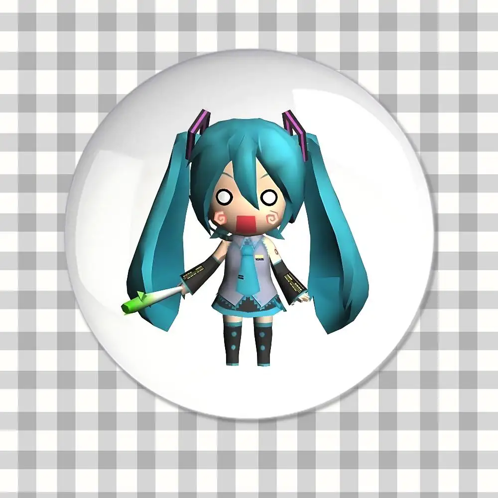 Cute Anime-H-hatsune-MikuS Kawaii Badge Pins For Friend, Backpack, Clothing, Collectible Accessories, Jewelry Gift