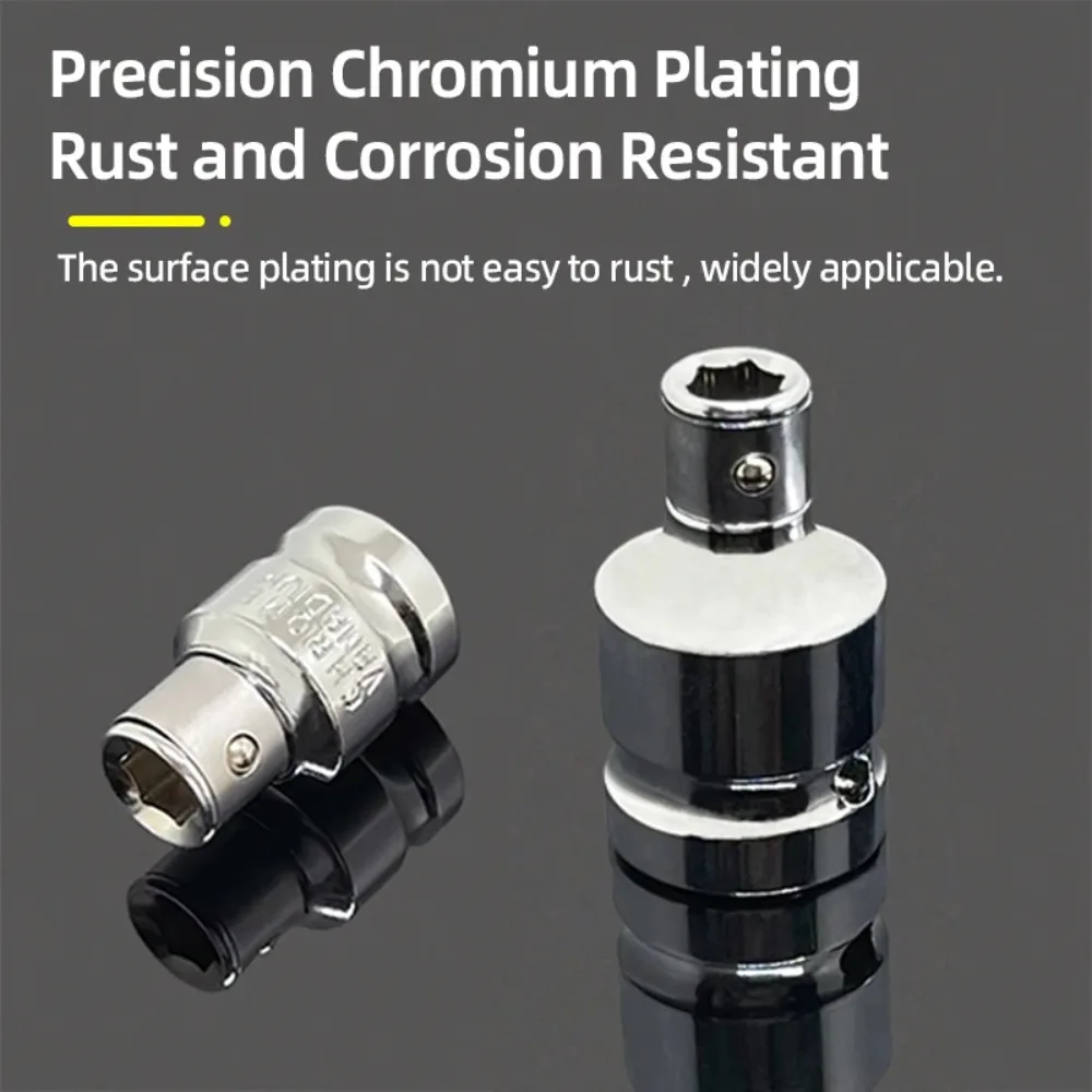1/4" 3/8” 1/2” Square Drive To 1/4" Hex Shank Socket Adapter Converter Quick Change Bits Holder Repair Hand Tools Accessories
