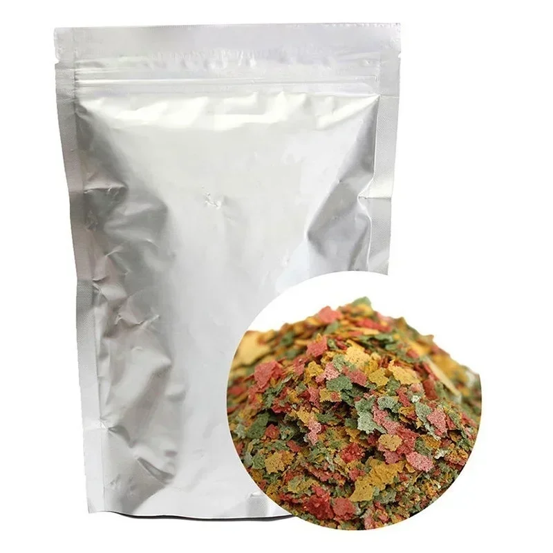 2026 100g/pack Tropical Ornamental Fish Thin Slice Food Aquarium Fish Feed Fish Seedling Fattening Food Family Fishing Accessory