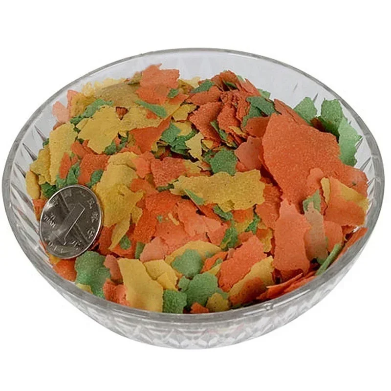 2026 100g/pack Tropical Ornamental Fish Thin Slice Food Aquarium Fish Feed Fish Seedling Fattening Food Family Fishing Accessory