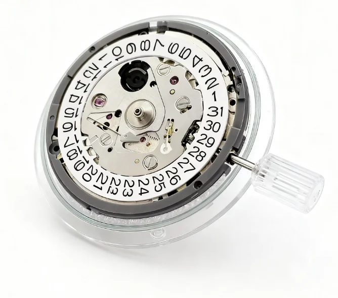 Japan Genuine NH35 Automatic Mechanical Movement High Accuracy 24 Jewels Mod Watch Replacement China NH35A Date at 3:00