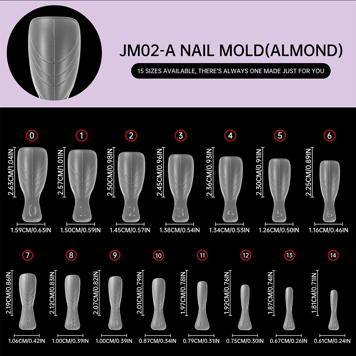 120pcs Rocket Shape Sandwich Dual Nail Form Extension Nail Perfect Shape Builder Gel Sandwich System Nail Manicure Kit