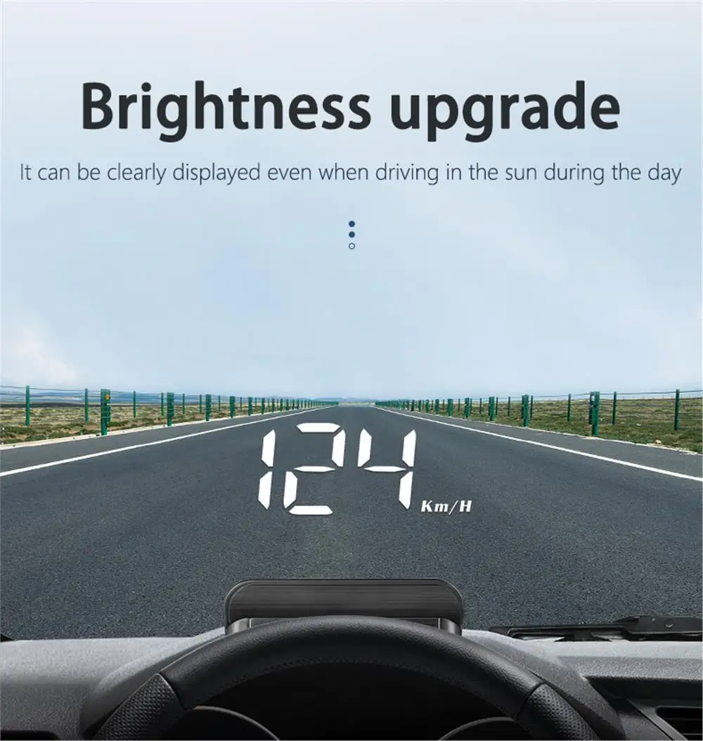 M3 OBD2 HUD / M1 GPS Head Up Display Auto Projection GPS Speedometer Digital Car Accessories Glass Projector Display HUD Alarm