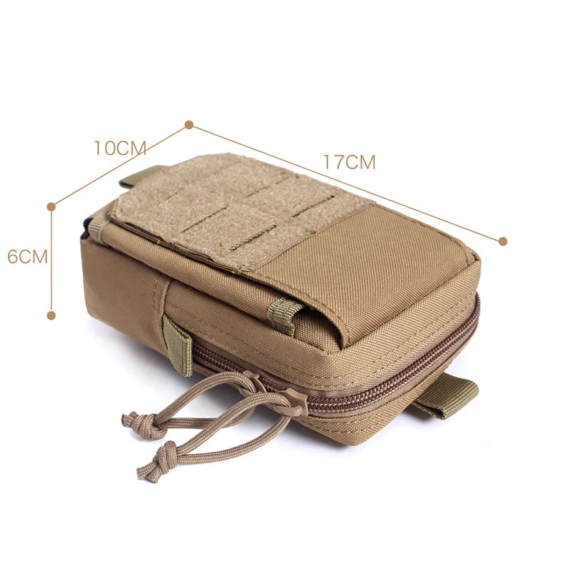 Tactical Molle Pouch Waist Bag Outdoor Men EDC Tool Bag Utility Gadget Organizer Vest Pack Purse Mobile Phone Case