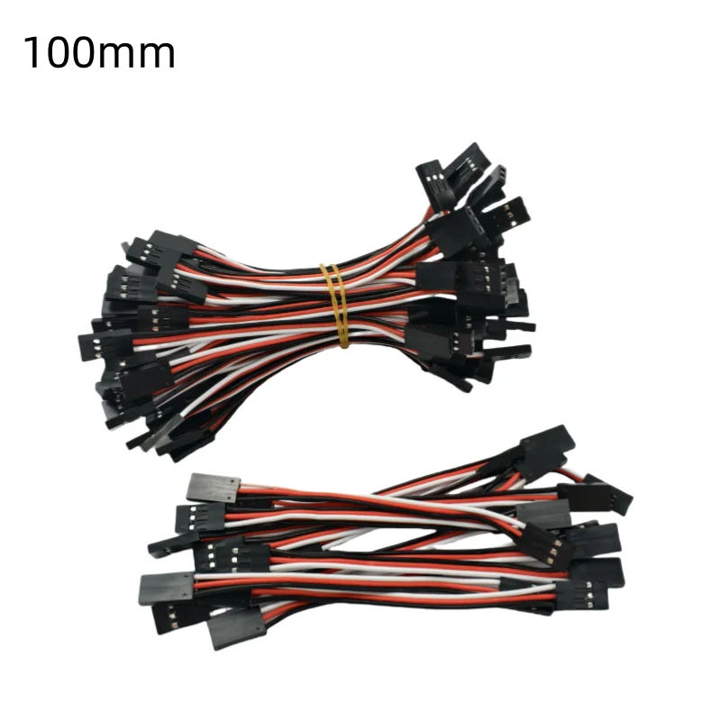 10pcs 100mm/150mm/200mm/300mm/500mm RC Servo ExtensionCord Cable Wire Lead JR For Rc Helicopter Rc Drone