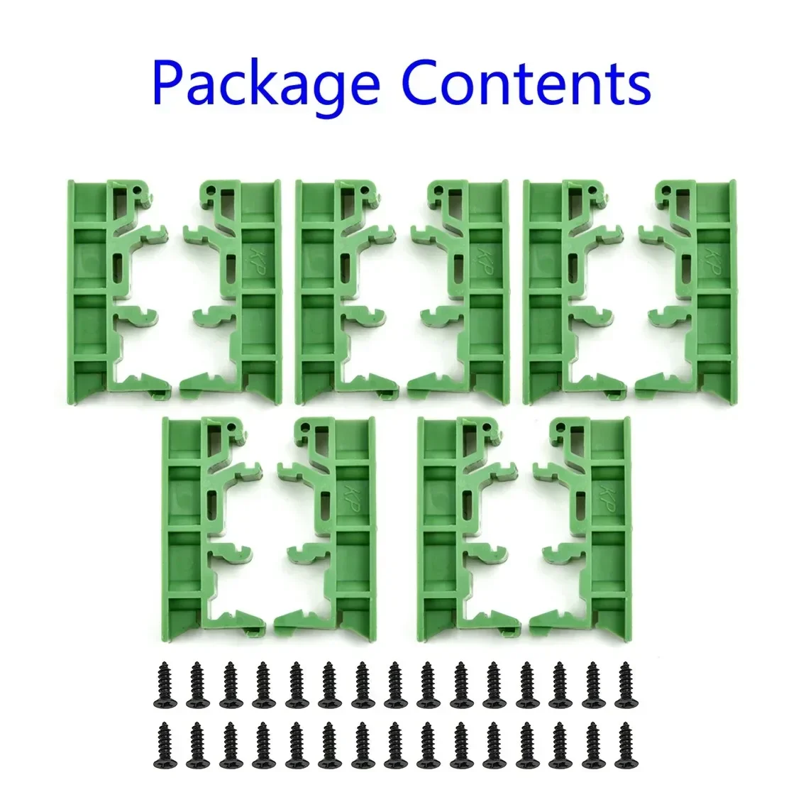 10 Set DRG-01 PCB DIN 35 Rail Mounting Adapter Circuit Control Board Bracket Holder Industrial Electrical Equipment Accessory