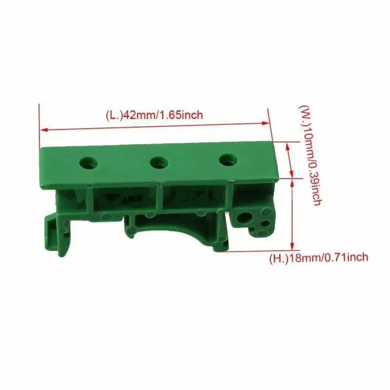 10 Set DRG-01 PCB DIN 35 Rail Mounting Adapter Circuit Control Board Bracket Holder Industrial Electrical Equipment Accessory