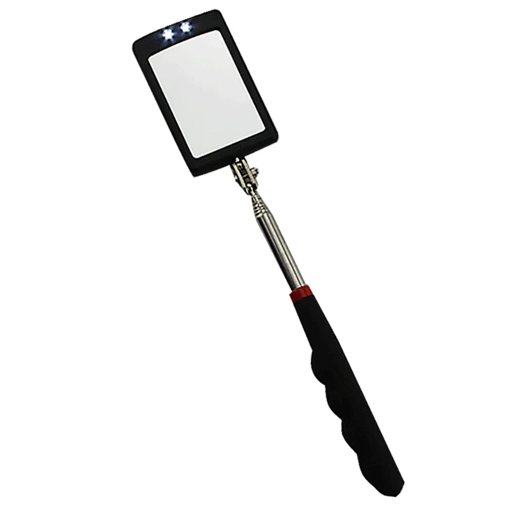 Car 360° Inspection Mirror LED Light Telescopic Inspection Mirror for Check The Condition of Vehicle Automotive Repairs Tools