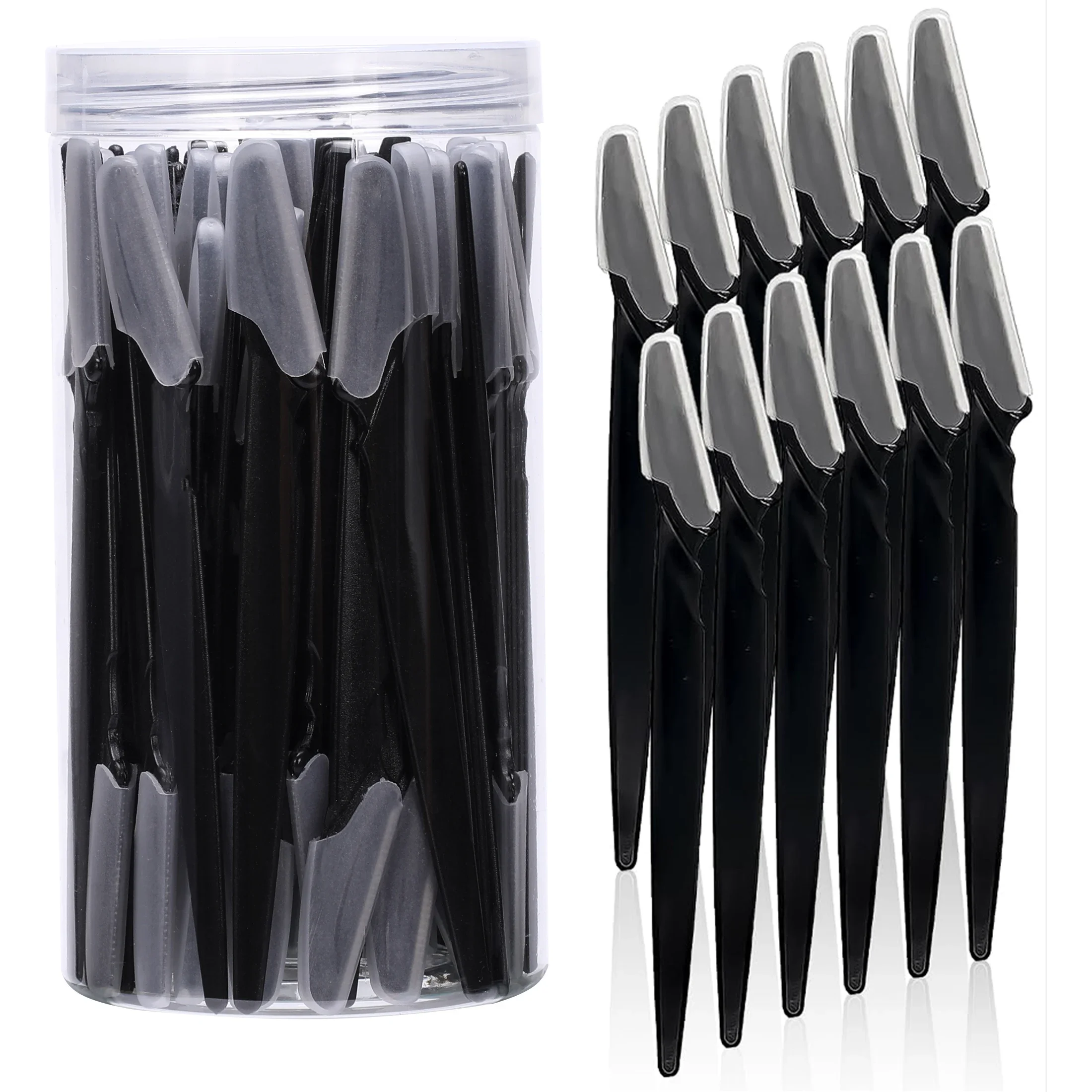 Wholesale 5/10/30/40pcs Razor for Trimmer and Women Eyebrow and Men Shaver with Hair Razor and Face Protective Cover, Safe Rap