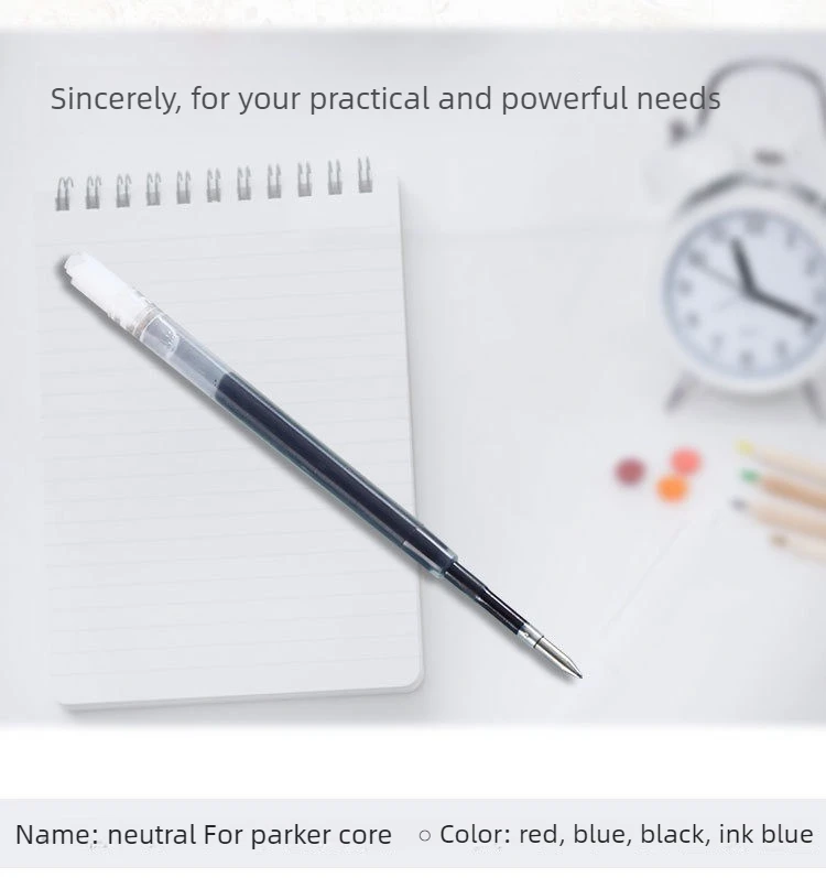 5/50 PCS Ballpoint Pen Refill For Parker Pens Medium Gel Pen L:10cm In Black Ink Rods Refills Office School Supplies Stationery