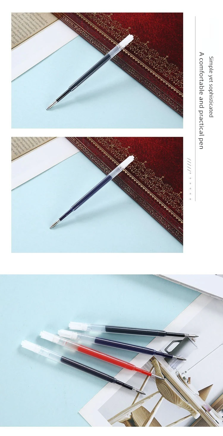5/50 PCS Ballpoint Pen Refill For Parker Pens Medium Gel Pen L:10cm In Black Ink Rods Refills Office School Supplies Stationery