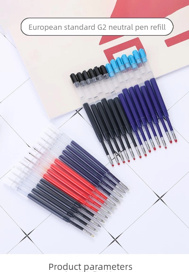 5/50 PCS Ballpoint Pen Refill For Parker Pens Medium Gel Pen L:10cm In Black Ink Rods Refills Office School Supplies Stationery