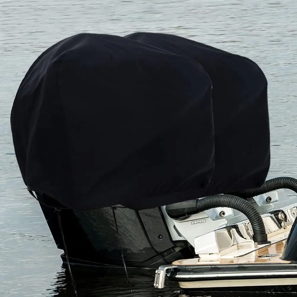 New 15-150HP Full Outboard Engine Cover Anti-scratch Sun Protection Motor Engine Boat Cover 210D Oxford Cloth Waterproof Cover