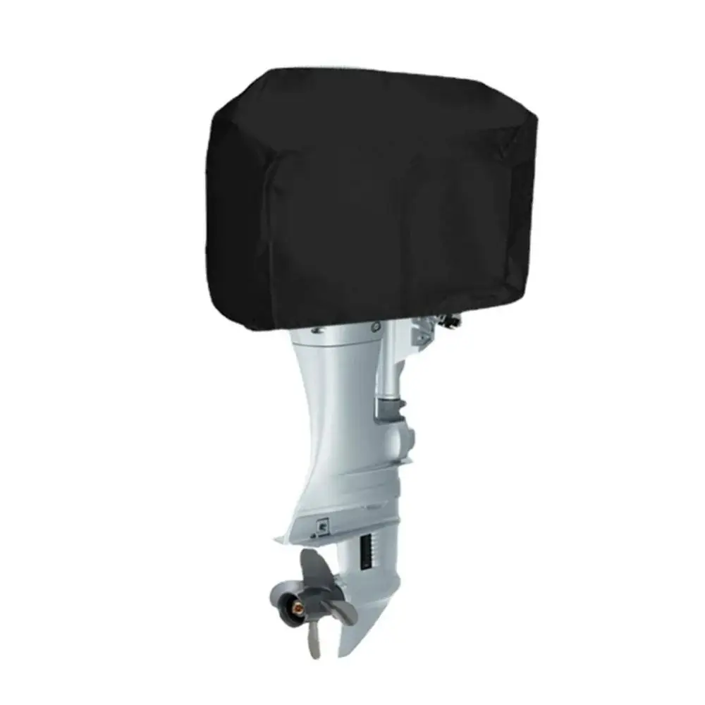 New 15-150HP Full Outboard Engine Cover Anti-scratch Sun Protection Motor Engine Boat Cover 210D Oxford Cloth Waterproof Cover