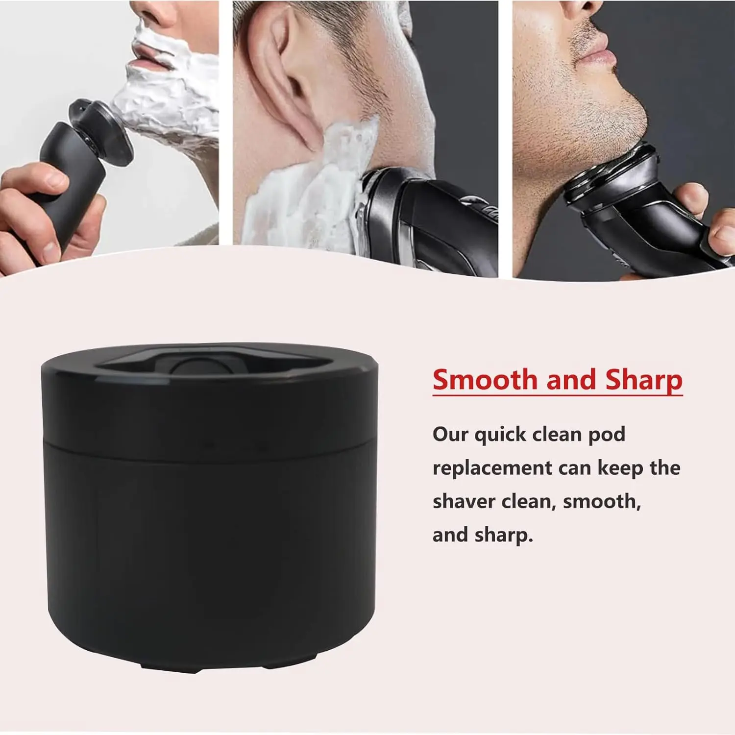 Replacement Quick Cleaning Pod Compatible with Philips 2nd Series 7000 S9000 S5000 Angular polygon Shavers,for Philips Cleaning