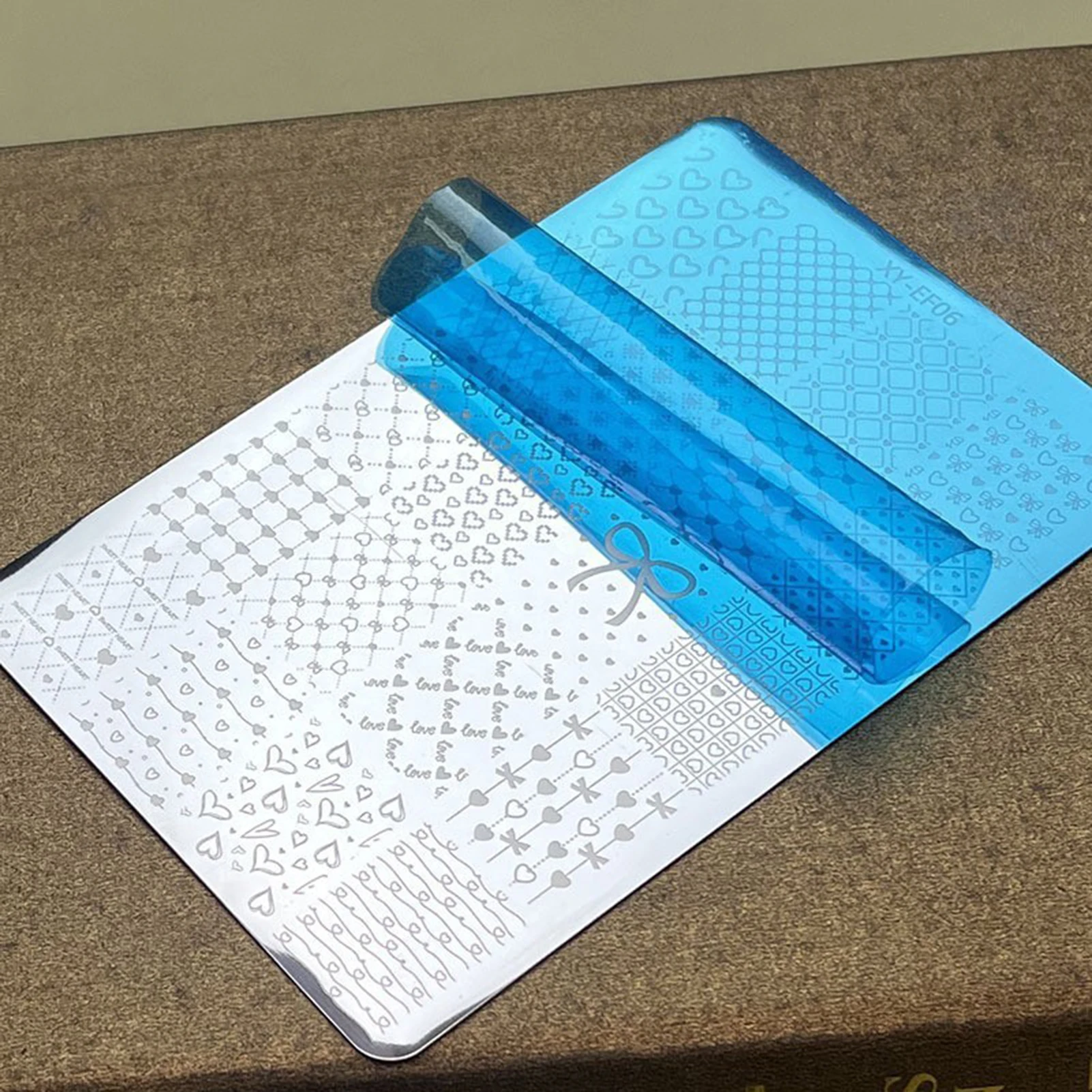 Manicure Nail Art Stamping Plate Stainless Steel Template DIY Manicure Tool with Creative Patterns