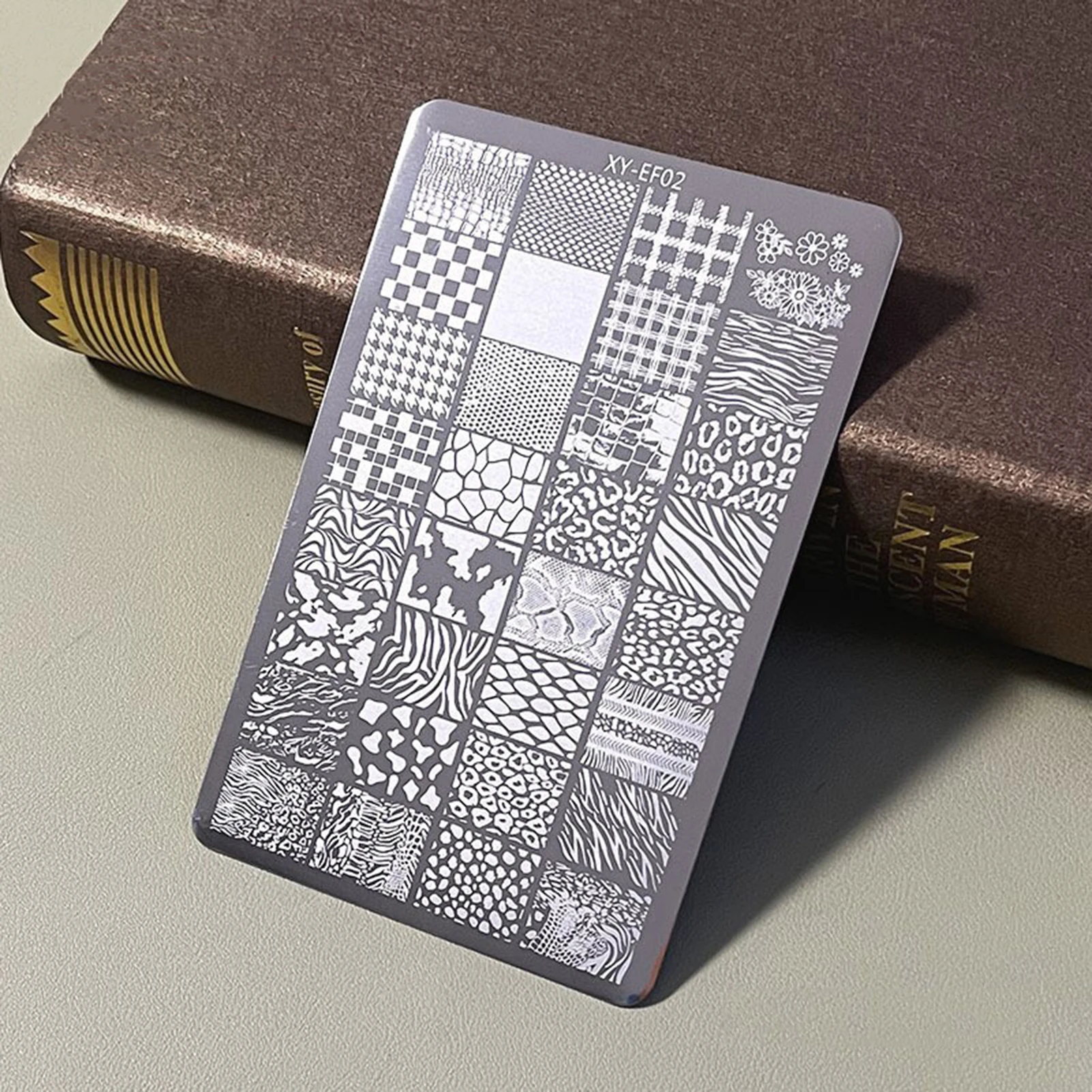 Manicure Nail Art Stamping Plate Stainless Steel Template DIY Manicure Tool with Creative Patterns